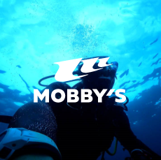 MOBBY'S（モビーズ）ブランドロゴ・アイコン・海のイメージ