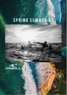 O'NEILL（オニール）Apparel（アパレル）2021 SPRING SUMMER（春夏）カタログ表紙